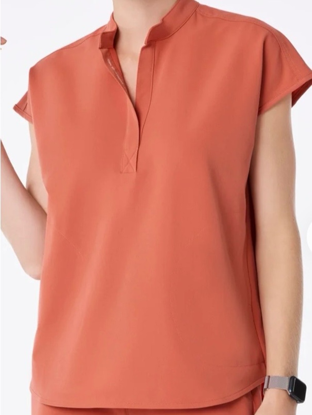 Women’s Rafaela Spiced Cider Scrub top NWT still in Package Large